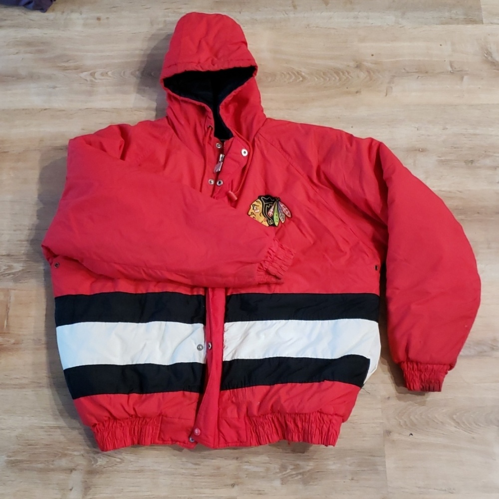 Rare Vintage Chicago Blackhawks Jacket XL NHL